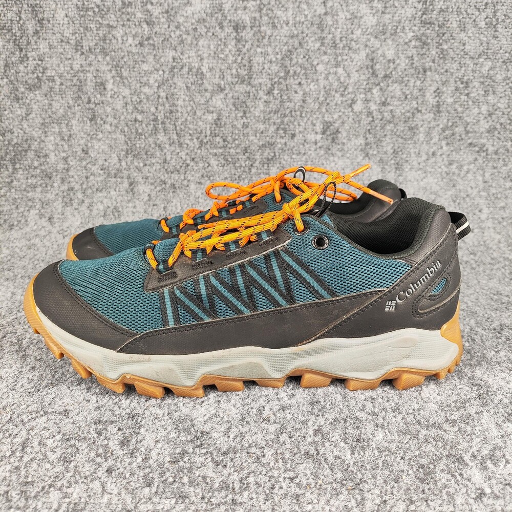 Columbia Shoes Mens Size 10 Blue Mesh Trail Hiking Running Sneakers Omni-Shield